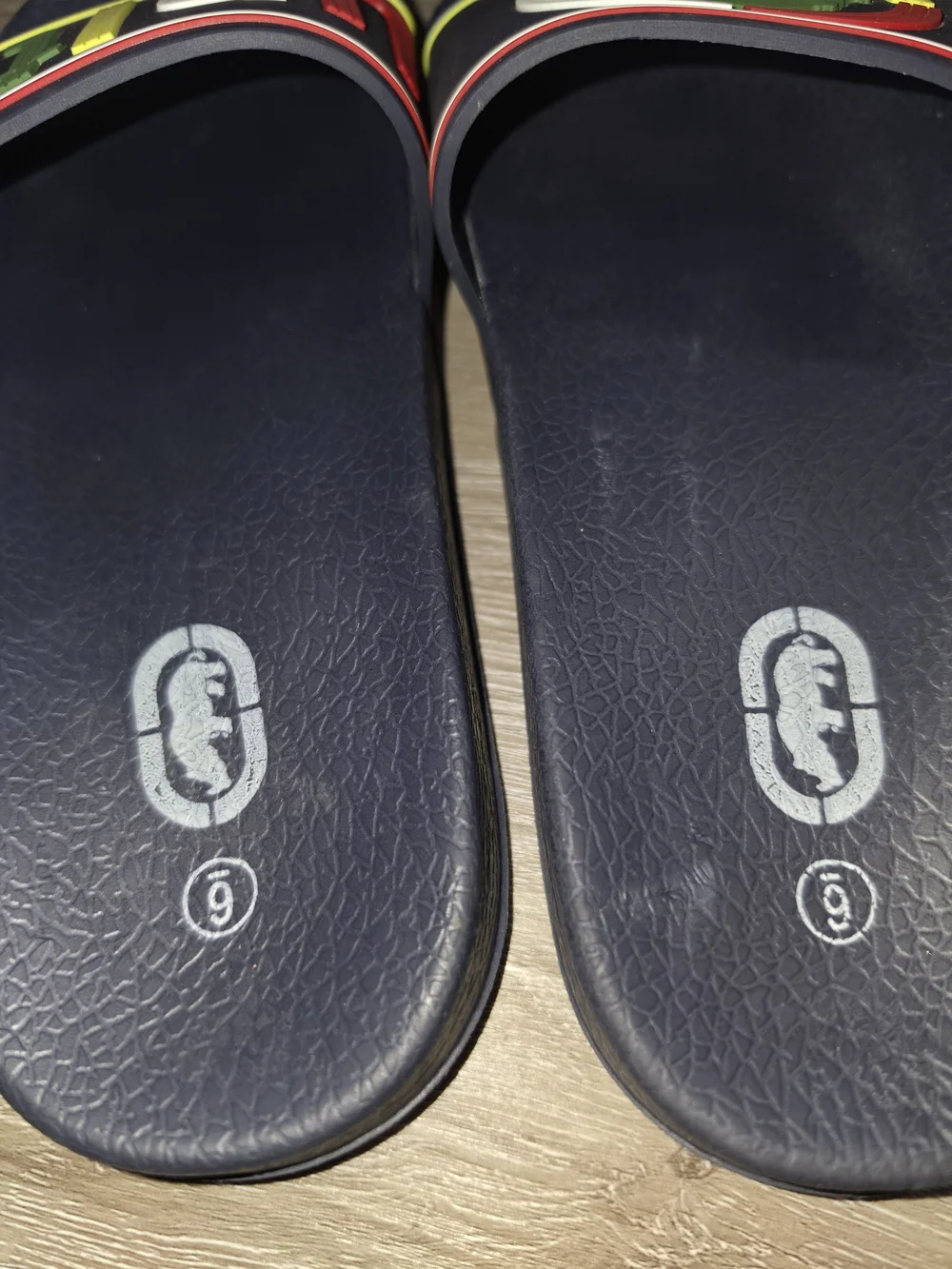 Ecko Unltd. Kids Navy Slides Multicolor Boys Size 6